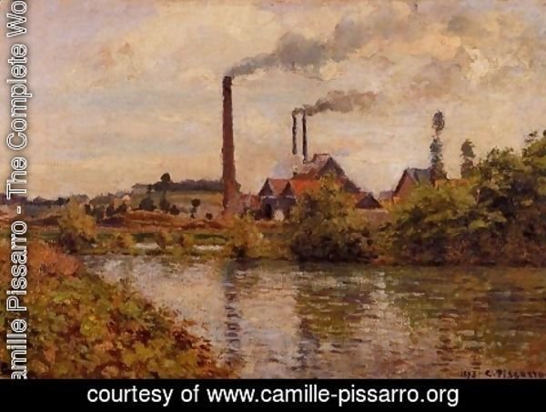 Camille Pissarro - Factory at Pontoise 2