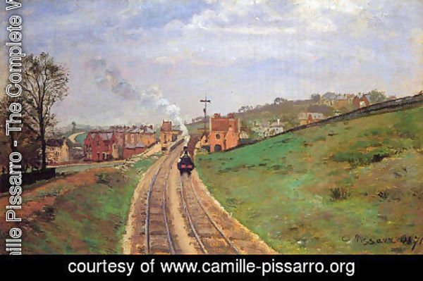 Camille Pissarro - La gare de Lordship Lane