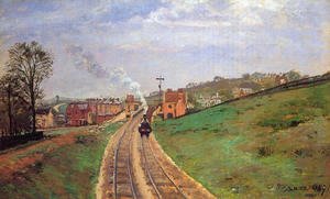 Camille Pissarro - La gare de Lordship Lane