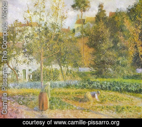 Camille Pissarro - Orchard at L'Hermitage, Pontoise