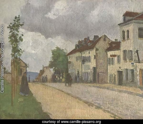 Street in Pontoise (Rue de Gisors)