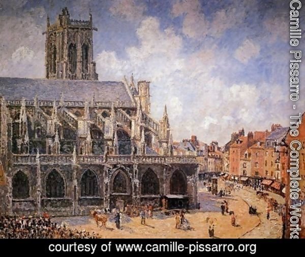 Camille Pissarro - The Church of Saint-Jacques, Dieppe 2