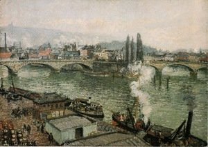 Camille Pissarro - The Coast at Vaches-Bazincourt (2)
