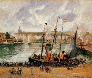 Camille Pissarro - The Inner Harbor, Dieppe 2