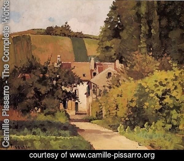 Camille Pissarro - Village Street, Pontoise