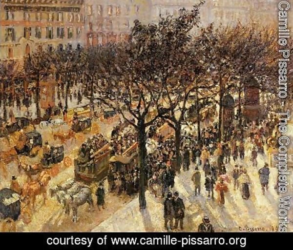 Camille Pissarro - Boulevard des Italien Afternoon  1897