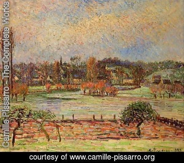 Camille Pissarro - Flood Morning Effect Eragny 1892