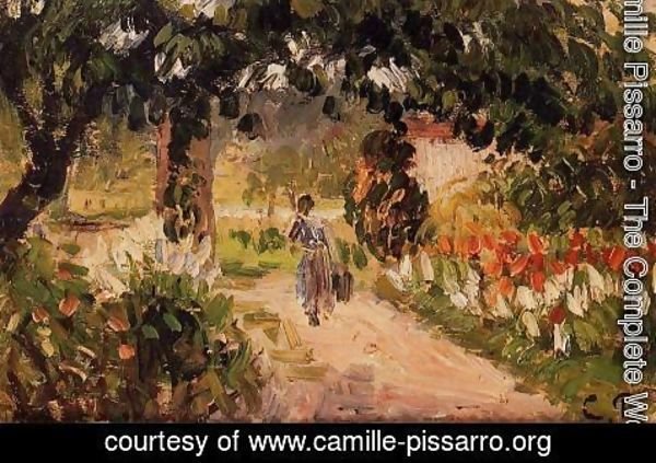 Camille Pissarro - Garden at Eragny (study) 1899-1900