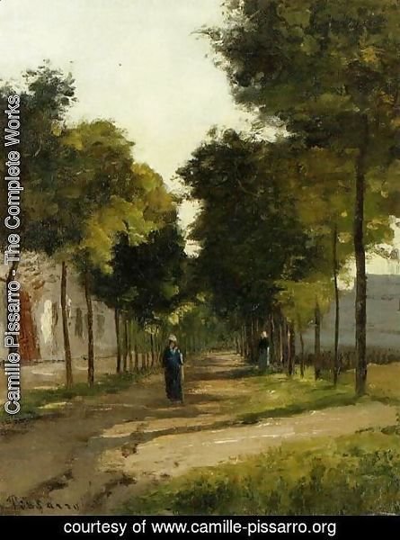 Camille Pissarro - La roulette des Bohemiens  1862