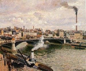 Camille Pissarro - Morning Overcast Day Rouen  1896