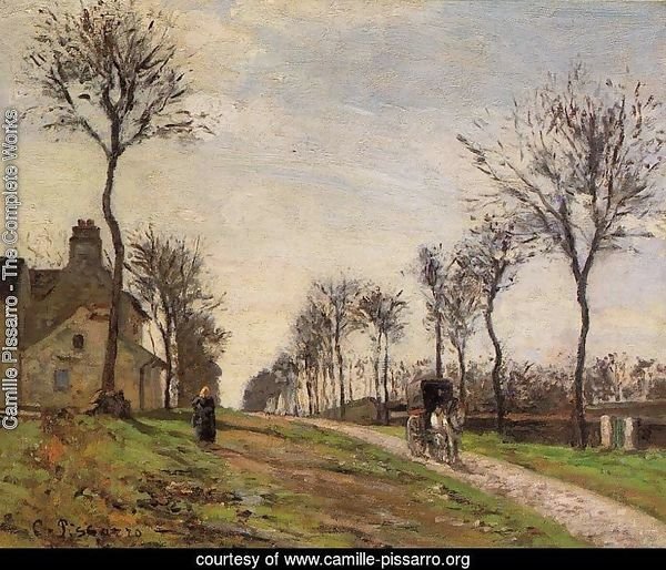 Road to Louveciennes  1870