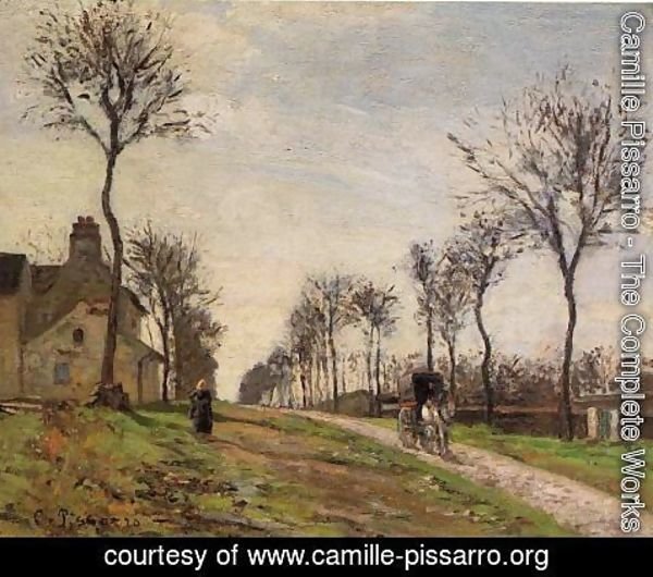 Camille Pissarro - Road to Louveciennes  1870