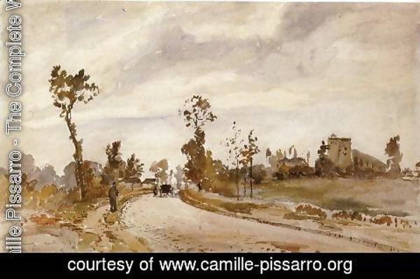 Camille Pissarro - Road to Racquencourt  1871