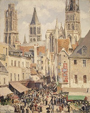 Rue de l'eicerie Rouen 1898