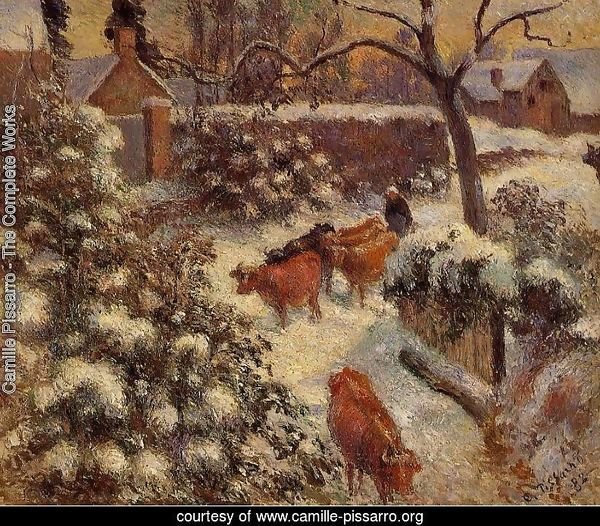 Springtime at Eragny (study)  1890