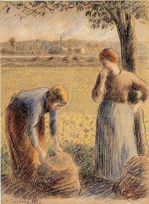 Camille Pissarro - The Harvest  1890