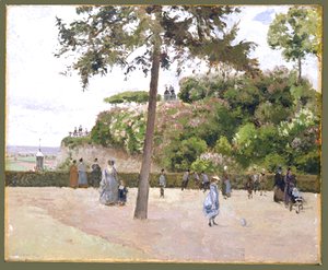 The Public Garden at Pontoise 1874