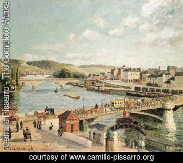 Camille Pissarro - Apres-midi, soleil, Rouen