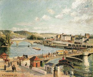 Camille Pissarro - Apres-midi, soleil, Rouen