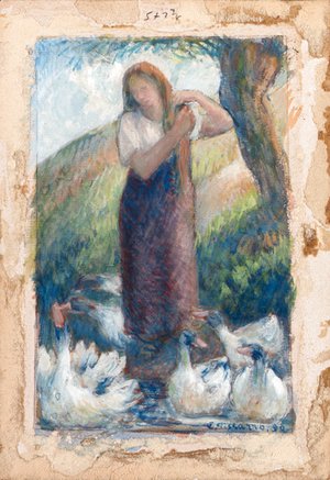 Camille Pissarro - La gardeuse d'oies 2