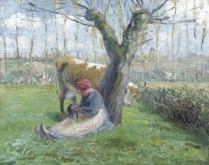 Camille Pissarro - La gardeuse de vache