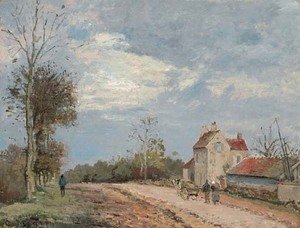 Camille Pissarro - La maison de Monsieur Musy, route de Marly, Louveciennes