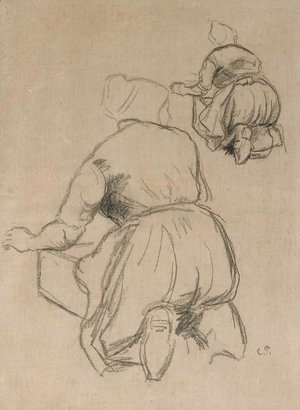 Camille Pissarro - Lavandieres