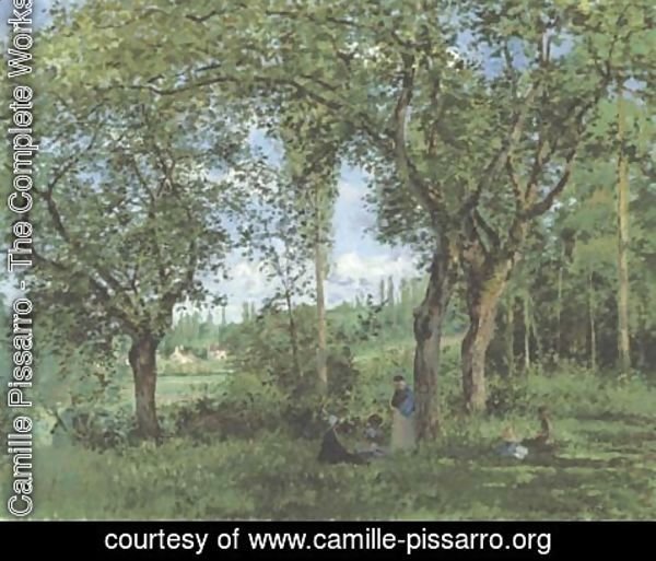 Camille Pissarro - Le repos sous les arbres