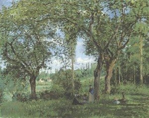 Camille Pissarro - Le repos sous les arbres