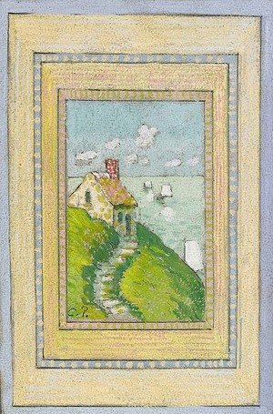 Camille Pissarro - Maison sur la falaise