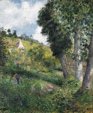 Camille Pissarro - Paysage 'au chou', pres pontoise