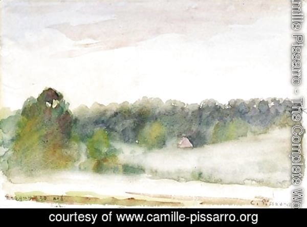 Camille Pissarro - Paysage a Eragny