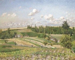 Camille Pissarro - Paysage, la moisson, Pontoise