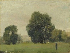 Camille Pissarro - Prairies de La Roche-Guyon