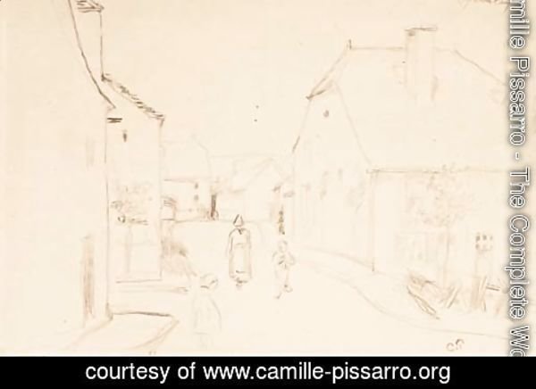 Camille Pissarro - Rue de Village, Grancy