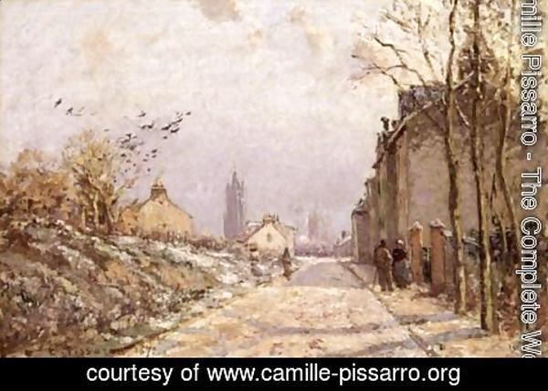 Camille Pissarro - La Route, Effet D'Hiver