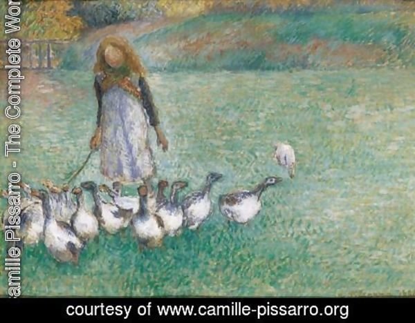 Camille Pissarro - Petite Gardeuse D'Oies