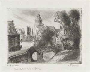 Camille Pissarro - Quai Des Menetriers A Bruges