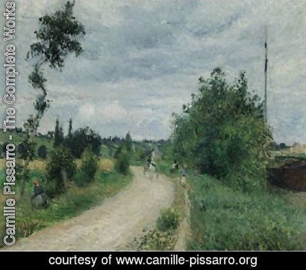 Camille Pissarro - La Route D'Auvers, Pontoise