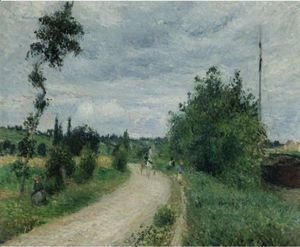 Camille Pissarro - La Route D'Auvers, Pontoise
