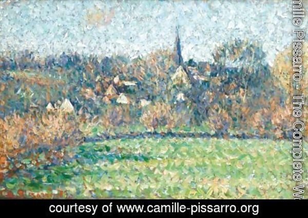 Camille Pissarro - Vue Sur Le Village De Bazincourt