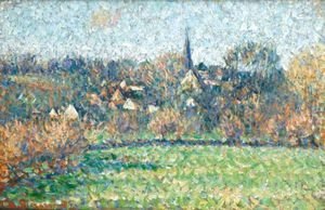 Camille Pissarro - Vue Sur Le Village De Bazincourt