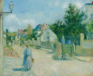 Camille Pissarro - Rue De L'Hermitage, Pontoise