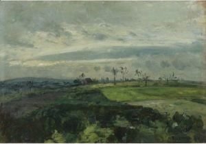 Camille Pissarro - Paysage Vallonne En Hiver