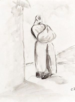 Camille Pissarro - Femme Au Baluchon