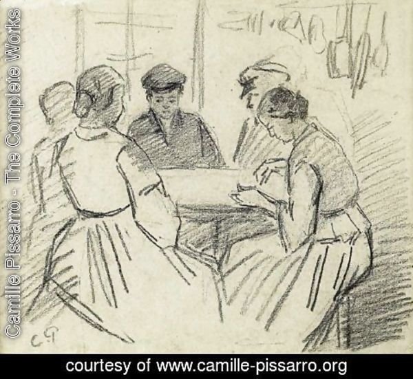 Camille Pissarro - Scene D'Interieur
