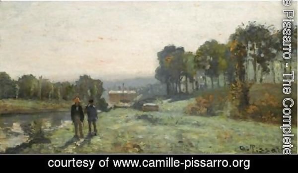 Camille Pissarro - La Machine De Marly A Bougival