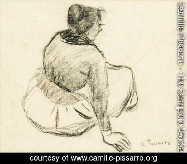 Camille Pissarro - Femme Assise