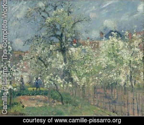 Camille Pissarro - Le Jardin De Maubuisson, Pontoise, Poiriers En Fleur