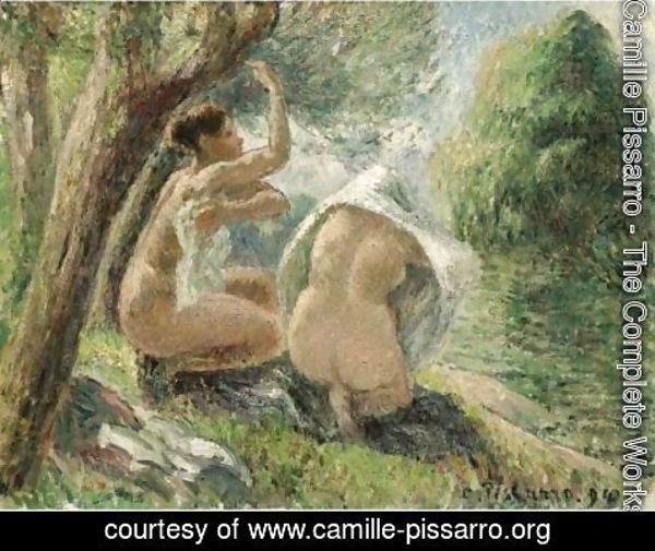 Camille Pissarro - Baigneuses 2